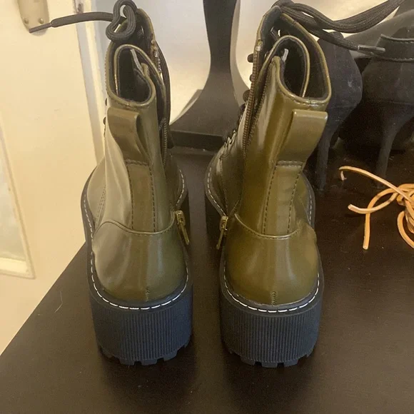Divided Green platform boots size 36 - Picture 3 of 8
